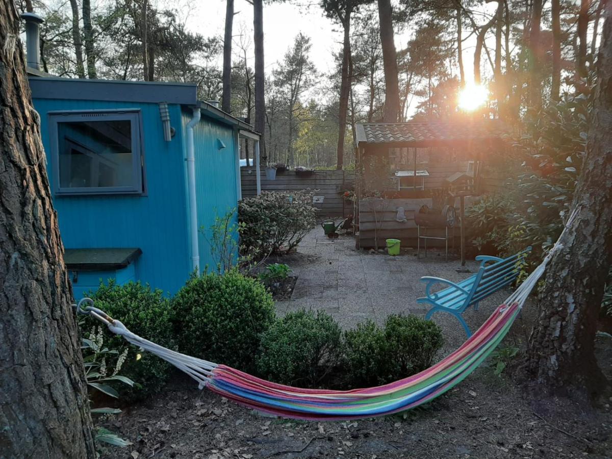 Boshuis Turquoise / Smaakvol Genieten Op De Veluwe Гундерло Екстер'єр фото