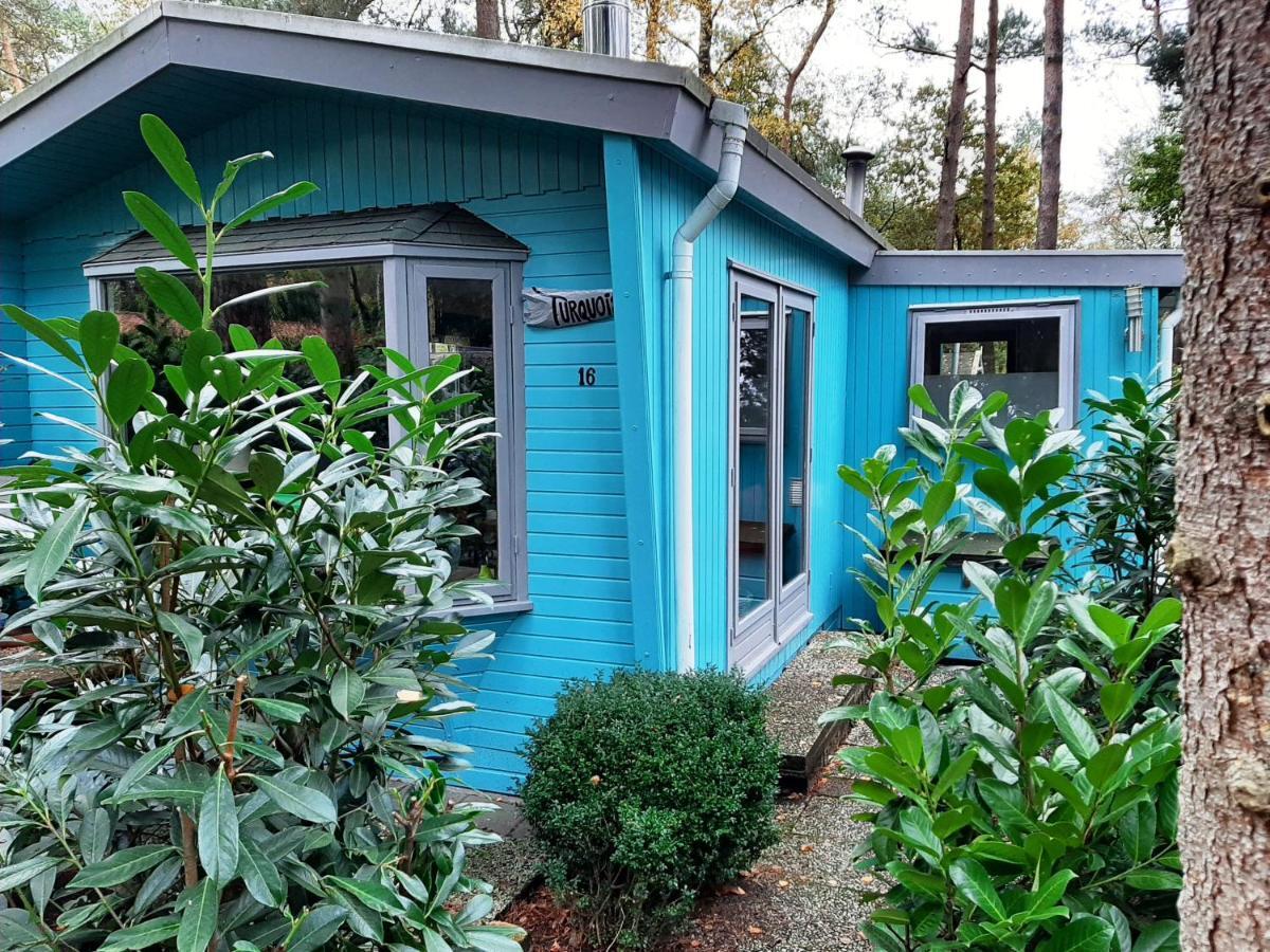Boshuis Turquoise / Smaakvol Genieten Op De Veluwe Гундерло Екстер'єр фото